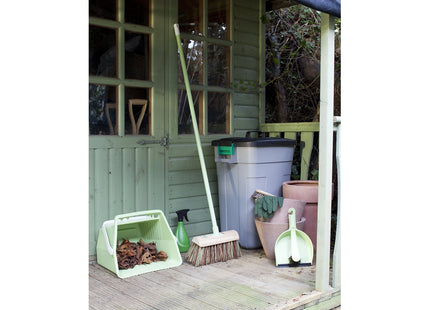 Addis Outdoor Rectangular Dustbin with Lockable Lid, Grey / Black, 90 Litre