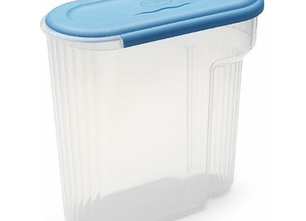 Addis Cereal Box Storage Container 500g Clear with Blue Lid 510478