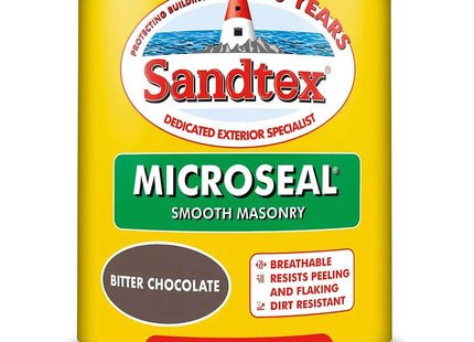 Sandtex Masonry Paint Bitter Chocolate 2.5 Litre