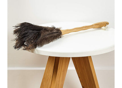 Addis Super Soft Real Ostrich Feather Duster Bamboo Handle, Natural Finish, Brown/Wood, 5 x 4 x 54 cm 517676
