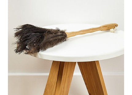 Addis Super Soft Real Ostrich Feather Duster Bamboo Handle, Natural Finish, Brown/Wood, 5 x 4 x 54 cm 517676