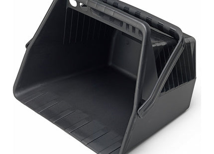Addis Garden Leaf Lawn Clippings Scoop Tool Bucket with handle, Black, 41 x 30 x 33cm 513825