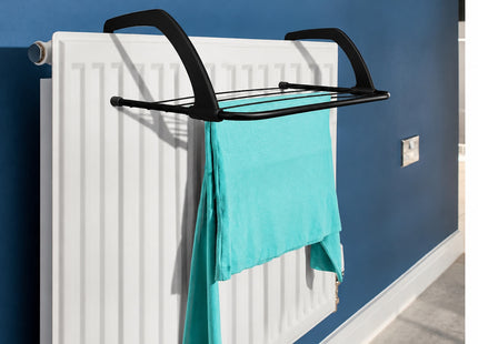 Addis 6 Bar Radiator Airer 3m Black 518042