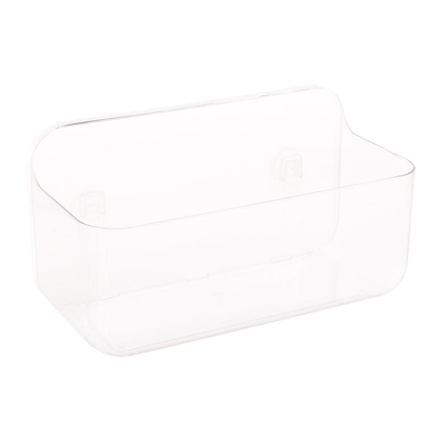 Addis Invisifix Bathroom Shower Storage Caddy Holder, Translucent, 13.5 x 28 x 15 cm 517874