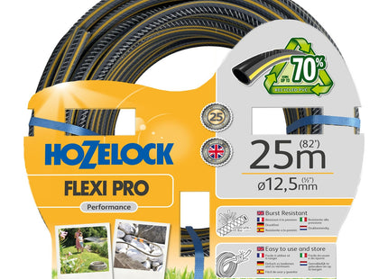 Hozelock Ltd 100-101-511 Flexi Pro Hose Garden, Yellow & Grey, 25M