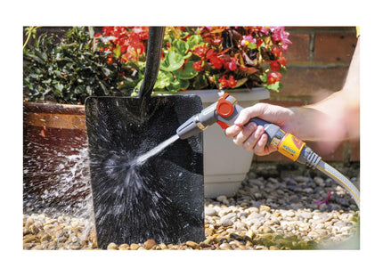 Hozelock - Jet-Spray Gun Plus: Compact Multi-task Gun, Watering & Cleaning, Lockable: Adjustable Nozzle