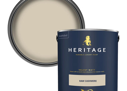 Dulux Heritage Raw Cashmere Velvet matt Wall paint, 2.5 Litre