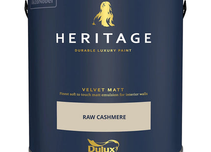 Dulux Heritage Raw Cashmere Velvet matt Wall paint, 2.5 Litre