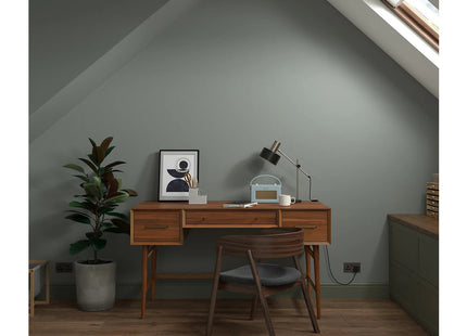 Dulux Velvet Matt Waxed Khaki Wall Paint, 2.5 Litre