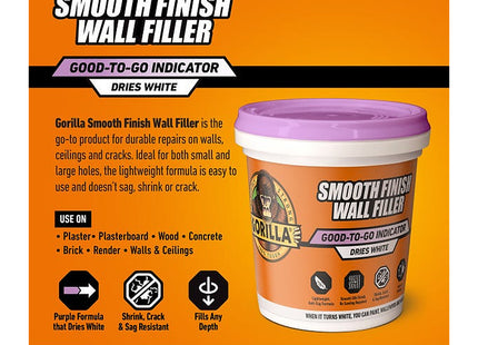 Gorilla Glue Smooth Finish Wall Filler 473ml