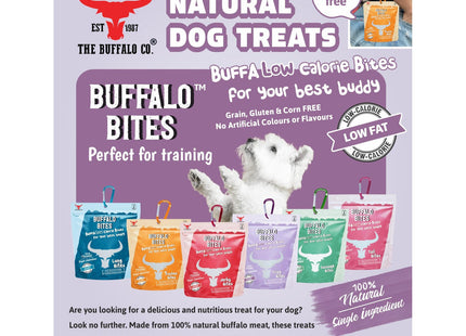 The Buffalo Co. Buffalo Bites - Tasty Dog Treats for your best Buddy (Buffalo Bites (Jerky Bites))