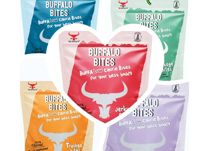The Buffalo Co. Buffalo Bites - Tasty Dog Treats for your best Buddy (Buffalo Bites (Lung Bites))