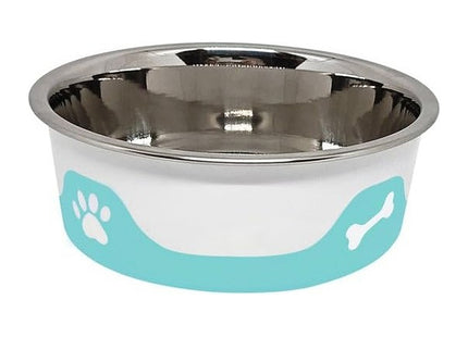 The Buffalo Co. ThermaCool Dog Bowl, 4-Layer Thermal Insulation, -1.8 Litre Sizes (Azure Blue, Large-890ml) 240ml