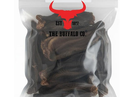 The Buffalo Co. Hairy Buffalo Ears with Meat Natural Dog Treats Box of 50