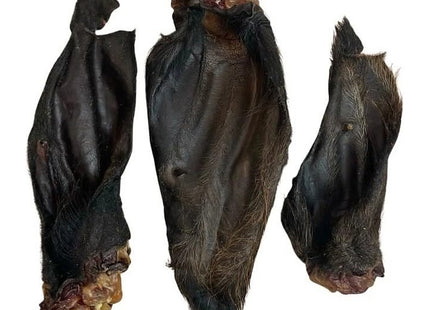 The Buffalo Co. Hairy Buffalo Ears with Meat Natural Dog Treats Box of 50