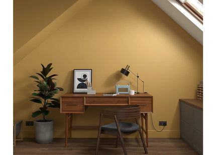 Dulux Heritage Brushed Gold Velvet matt Wall paint, 2.5 Litre