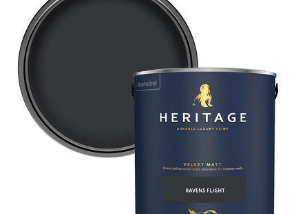 Dulux Heritage Ravens Flight Velvet matt Wall paint, 2.5 Litre
