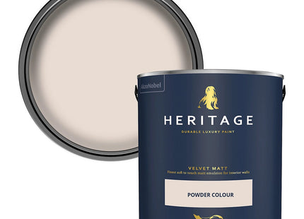 Dulux Heritage Powder Colour Velvet matt Wall paint, 2.5 Litre