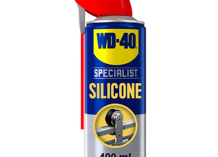 WD-40 Specialist Silicone Spray Lubricant, All-Weather Rust Protection Silicone Lubricant, 1-Pack 400ml