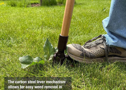 Spear & Jackson 4124NB Elements Traditional Weeder Ergonomic Long Handle (42") Stand Up Garden Weeder Tool