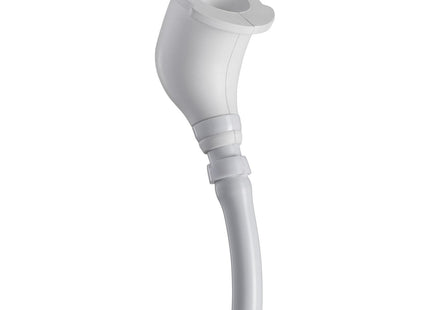 Croydex Secura Shower Head and Hose Easy Install Push On Single Shower Attachment for Bath Taps with 1750mm Hose Length