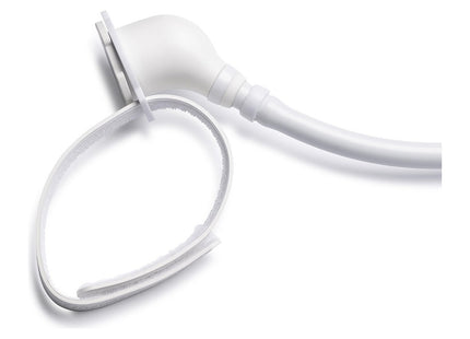 Croydex Secura Shower Head and Hose Easy Install Push On Single Shower Attachment for Bath Taps with 1750mm Hose Length