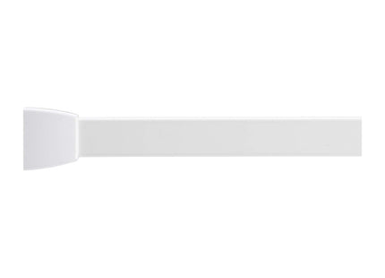 Croydex Slenderline Modular Shower Rail Kit includes L-Shaped/U-Shaped/Straight Ceiling Support/Hooks and Gliders, White