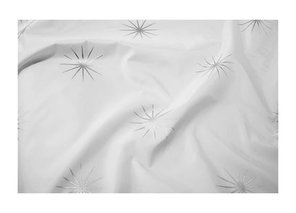 Croydex Stellar Water-Resistant Textile Shower Curtain, 1800 x 1800mm