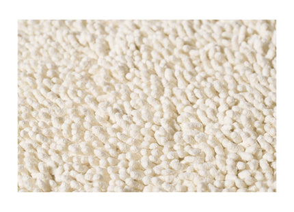 Croydex Cream Cotton Bathroom Mat with Slip-Resistant Backing