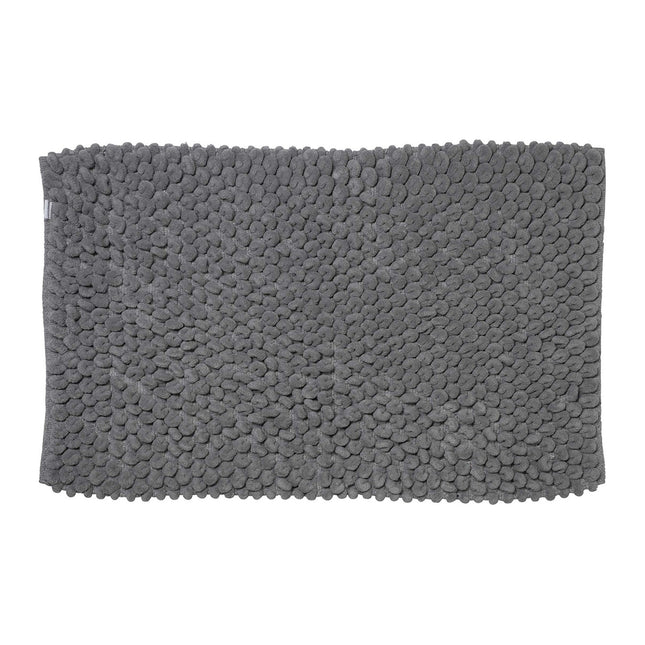 Croydex Grey Super Soft Cushioned Bath Mat with Slip-Resistant Backing