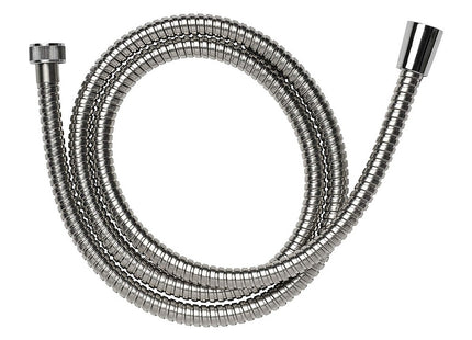 Croydex 1.5m Stainless Steel Shower Hose - Bright Chrome Plated, 5.5mm Standard Bore Durable 1500mm Length for Reliable Performance
