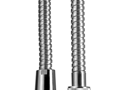 Croydex 1.5m Stainless Steel Shower Hose - Bright Chrome Plated, 5.5mm Standard Bore Durable 1500mm Length for Reliable Performance