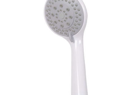 Croydex Amalfi Shower Head Set Riser Rail and Hose Handset with 5 Spray Patterns, 1.5m Shower Hose & Adjustable Shower Head Holder, 665mm Riser White