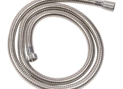 Croydex Amalfi Chrome Shower Head and Hose Set with Riser Rail Shower Handset with 5 Spray Patterns, 1.5m Shower Hose & 665mm Riser Rail