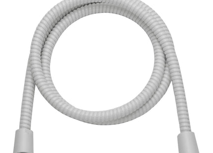Croydex Amalfi Flexible PVC Shower Hose - White 1.5m Replacement Hose, Universal Fittings, Standard Bore, Suitable for Electric or Mixer Showers