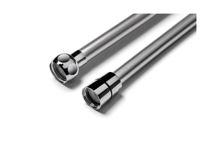 Croydex Amalfi Flexible PVC Shower Hose - Grey 1.5m Replacement Hose, Universal Fittings, Standard Bore, Suitable for Electric or Mixer Showers