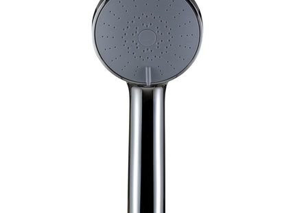Croydex Presion Pressure Boost Chrome Shower Head - Power Shower Head for Low Pressure Systems with Five Spray Settings