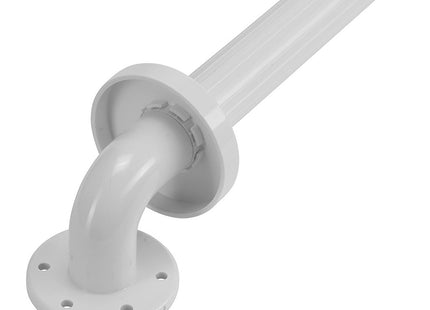Croydex 450 mm Safety Support Rail White ABS Grab Bar for Bathroom