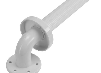 Croydex 600 mm Safety Support Rail White ABS Grab Bar for Bathroom