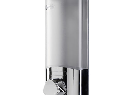 Croydex Uno Wall Mounted Refillable Soap Dispenser 350ml - Chrome