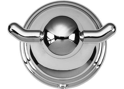 Croydex Westminster Wall Mounted Robe Hook with Zinc Alloy Construction, Chrome, Silver