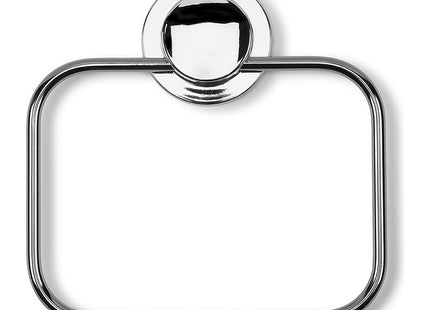 Croydex Stick 'n' Lock Self Adhesive Bathroom Towel Rail Ring Rust-Free Mild Steel