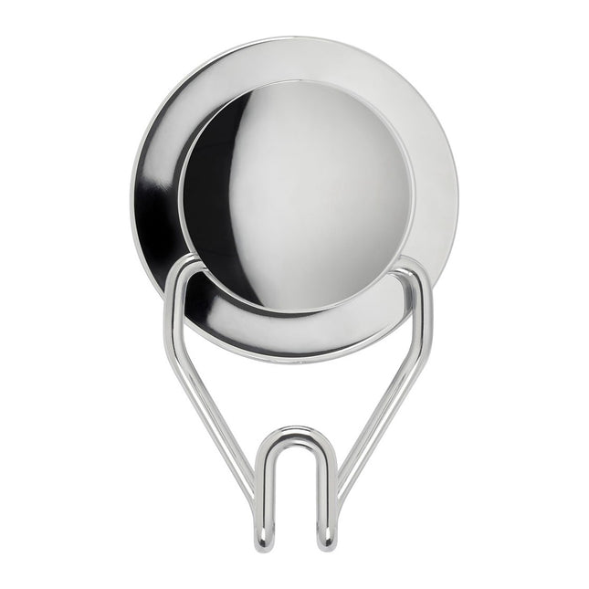 Croydex Stick 'n' Lock Towel & Robe Hooks Self-Adhesive Fixing Rust Free Chrome Finish Door Hooks for Bathroom