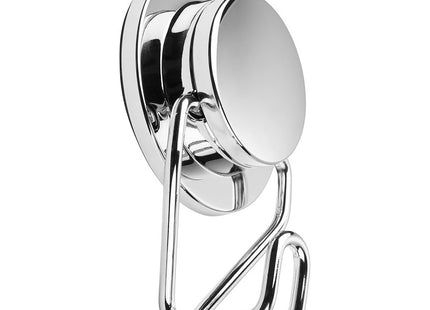 Croydex Stick 'n' Lock Towel & Robe Hooks Self-Adhesive Fixing Rust Free Chrome Finish Door Hooks for Bathroom