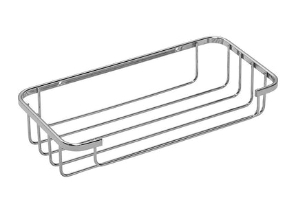 Croydex Chrome Wall Mounted Cosmetic Shower Basket Rust Free Guarantee 5 Years