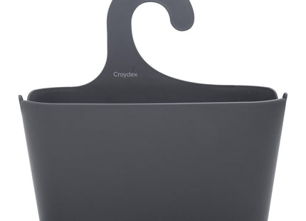 Croydex Grey Shower Caddy Hanging Storage 26 x 26 x 8.5 cm