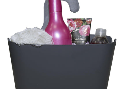 Croydex Grey Shower Caddy Hanging Storage 26 x 26 x 8.5 cm