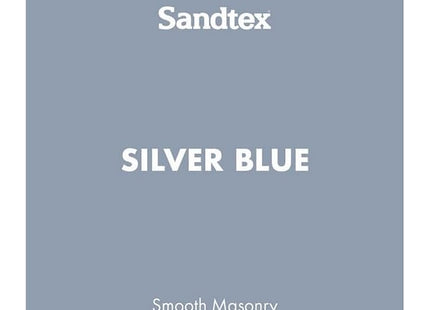 Sandtex Microseal Smooth Masonry Paint Silver Blue 5 Litre