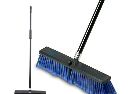 Addis Outdoor Broom & Patio Brush Blue Black 45cm 519936