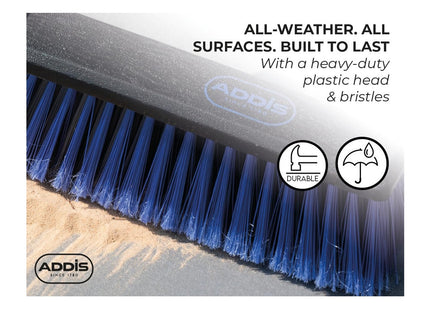 Addis Outdoor Broom & Patio Brush Blue Black 60cm 519937
